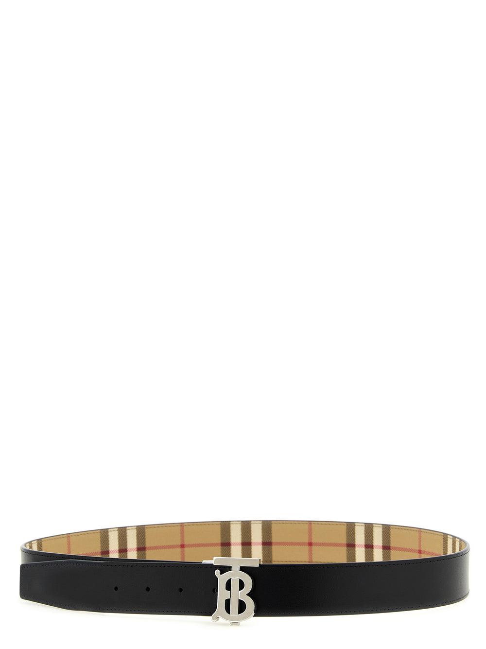 Burberry Reversible Belt in Beige