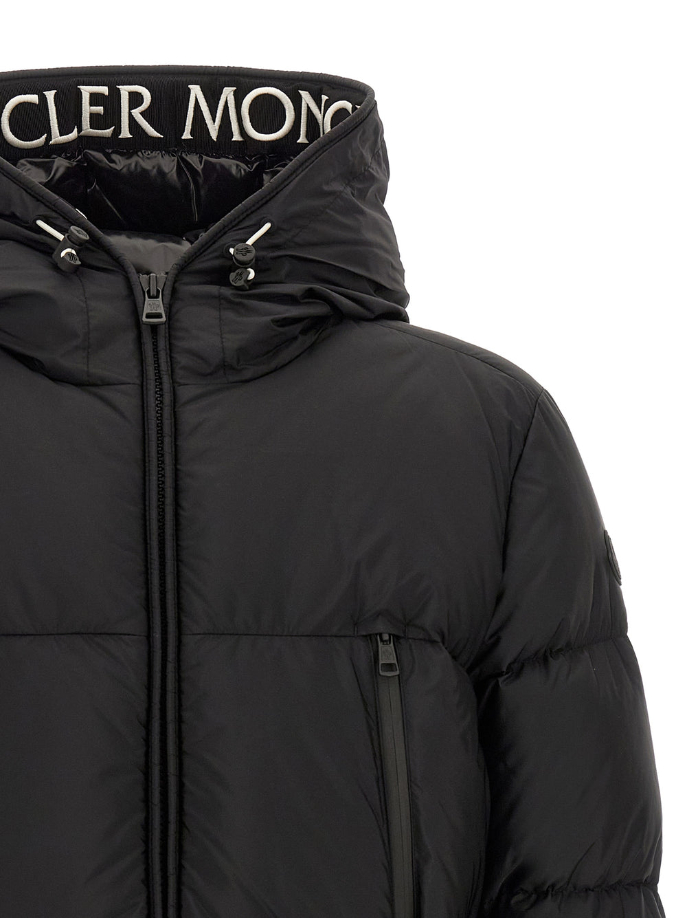 Moncler Μπουφάν Πολυαμιδίου Πλήρους Μήκους σε Μαύρο