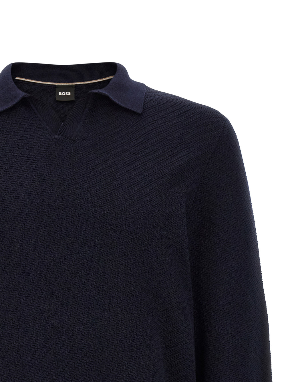 Hugo Boss Cotton Polo Shirt in Blue