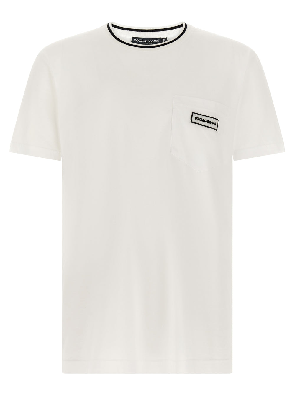 Dolce & Gabbana 100% Cotton T-Shirt in White