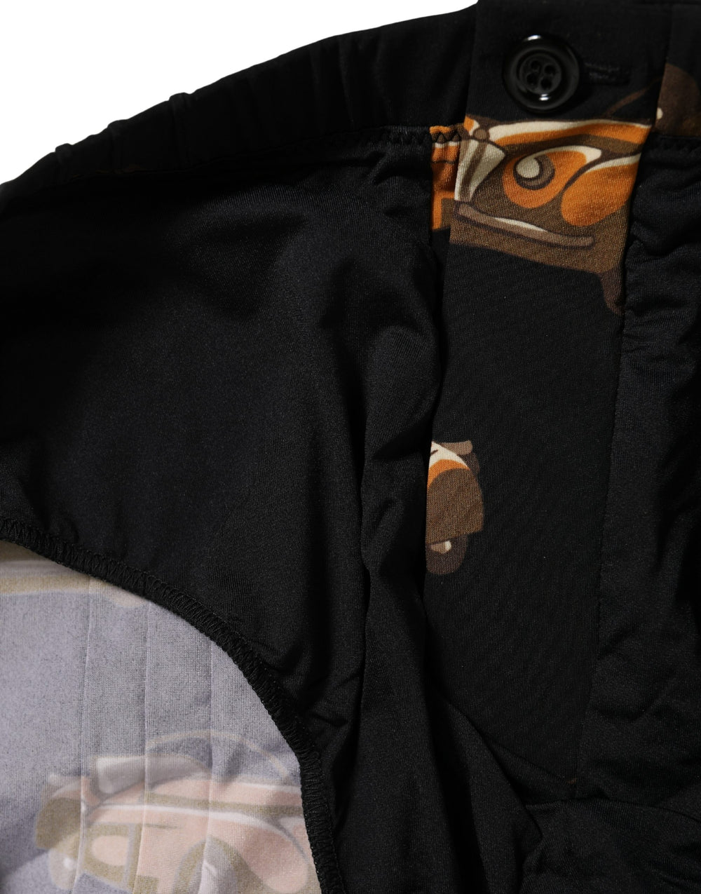 Dolce & Gabbana Car Print Swim Shorts in Black