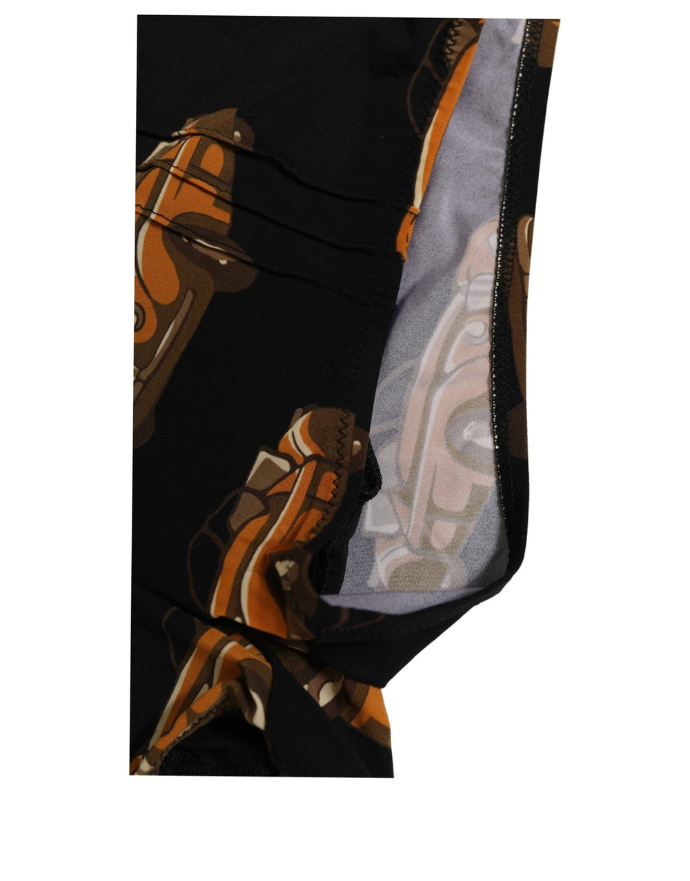 Dolce & Gabbana Car Print Swim Shorts in Black
