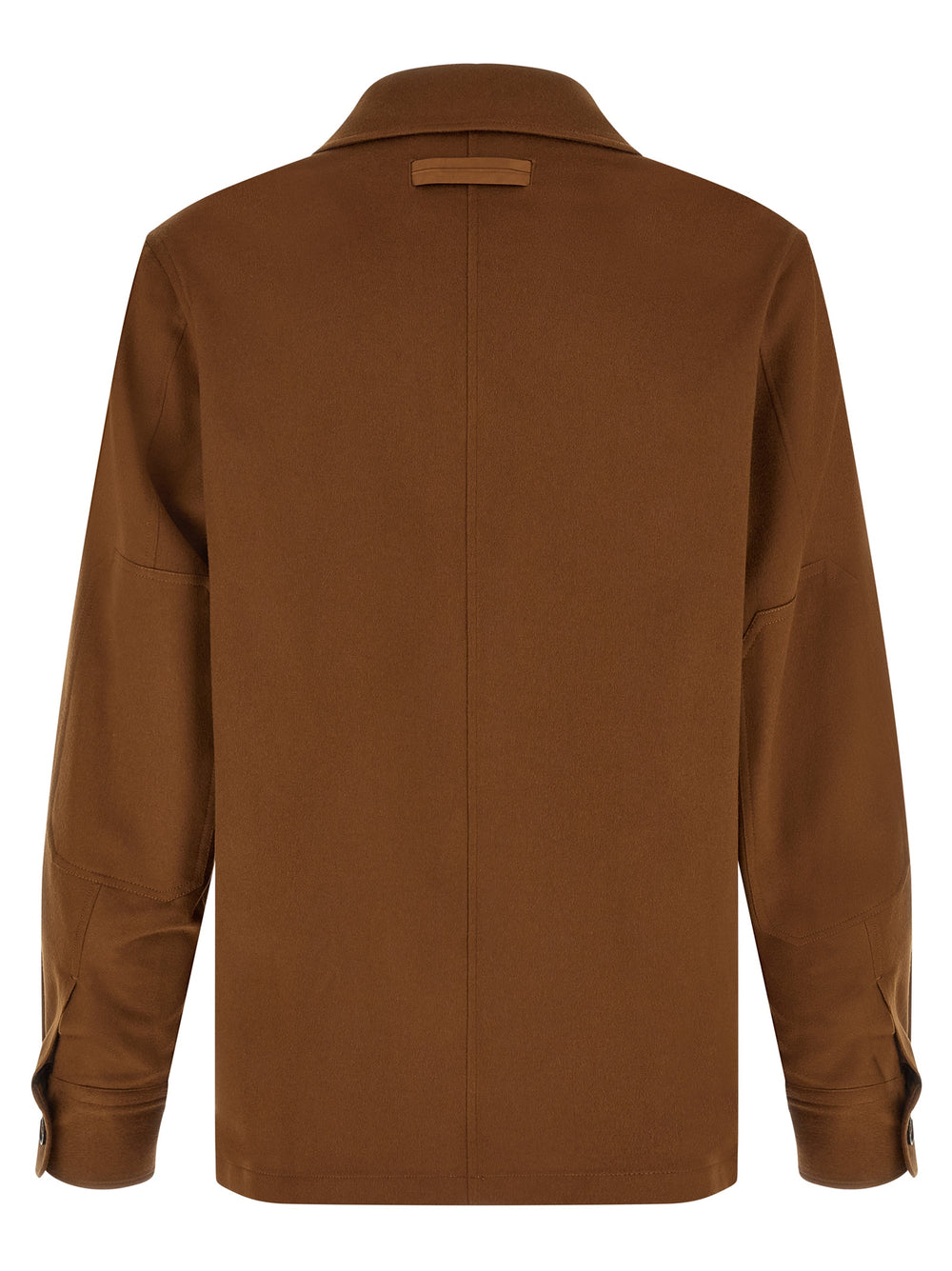 Zegna 100% Cashmere Overshirt in Brown