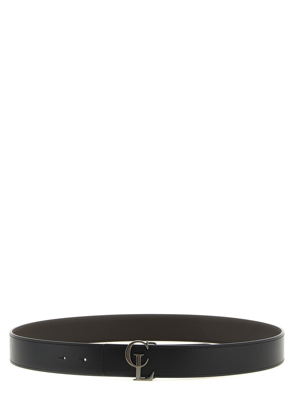 Christian Louboutin Reversible Calfskin Belt in Multicolor