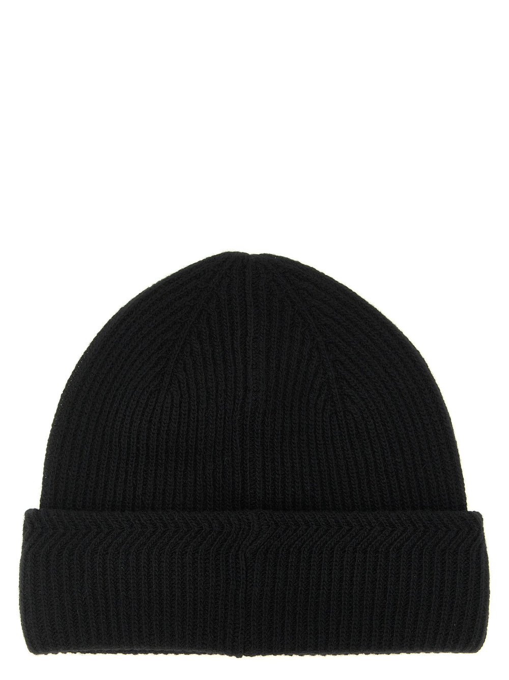 Moncler Virgin Wool Beanie in Black