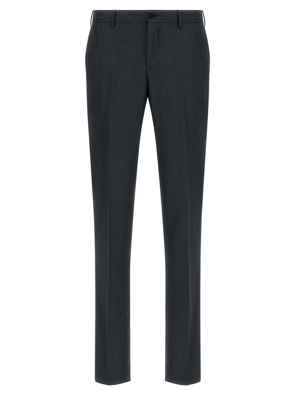 Gray Polyester Two-Piece Suit