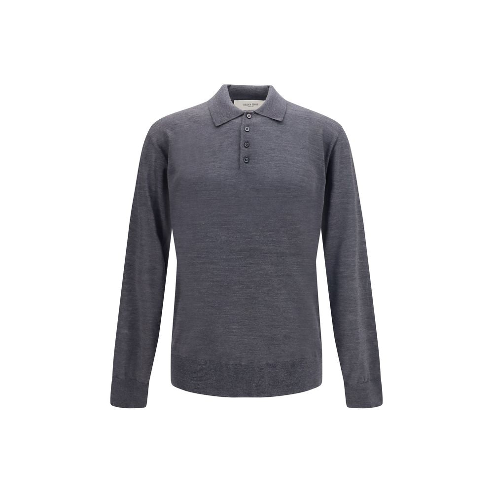 Golden Goose Wool Dress Shirt in Gray