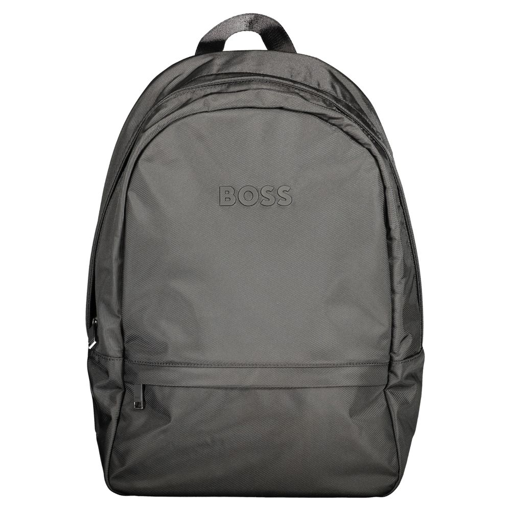 Hugo Boss 100% Polyester Backpack in Black