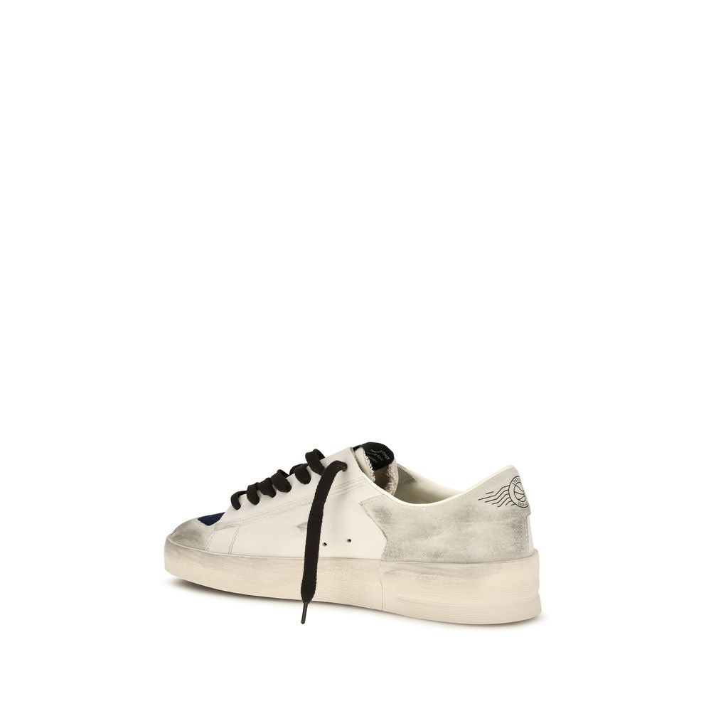Golden Goose Stardan Δερμάτινα Sneakers σε Γκρι