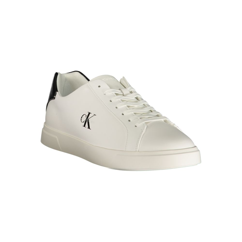 Calvin Klein Λευκό Sneaker από Πολυουρεθάνη