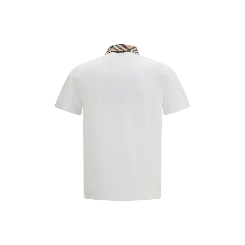 Burberry Βαμβακερό Polo σε Λευκό