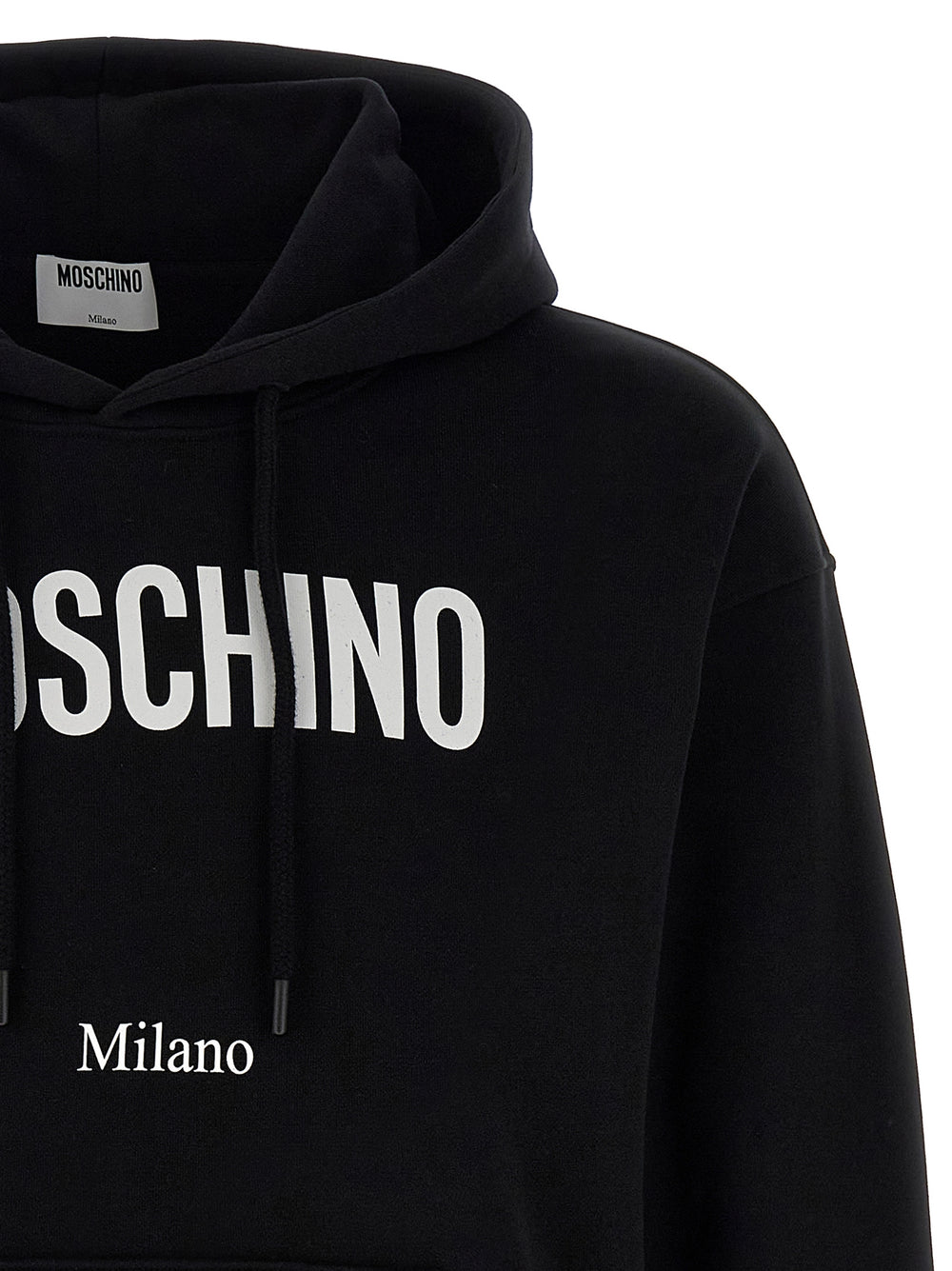 Moschino Φούτερ από 100% βαμβάκι σε Μαύρο