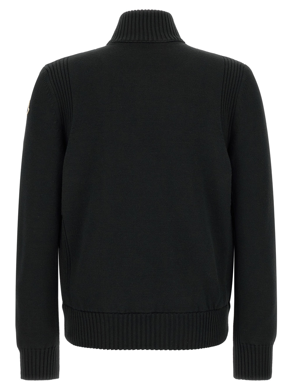 Moncler 100% Polyester Cardigan in Black