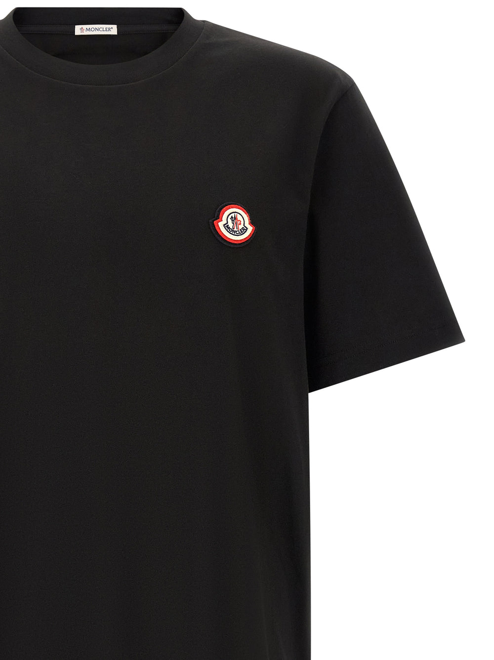 Moncler Cotton T-Shirt in Black