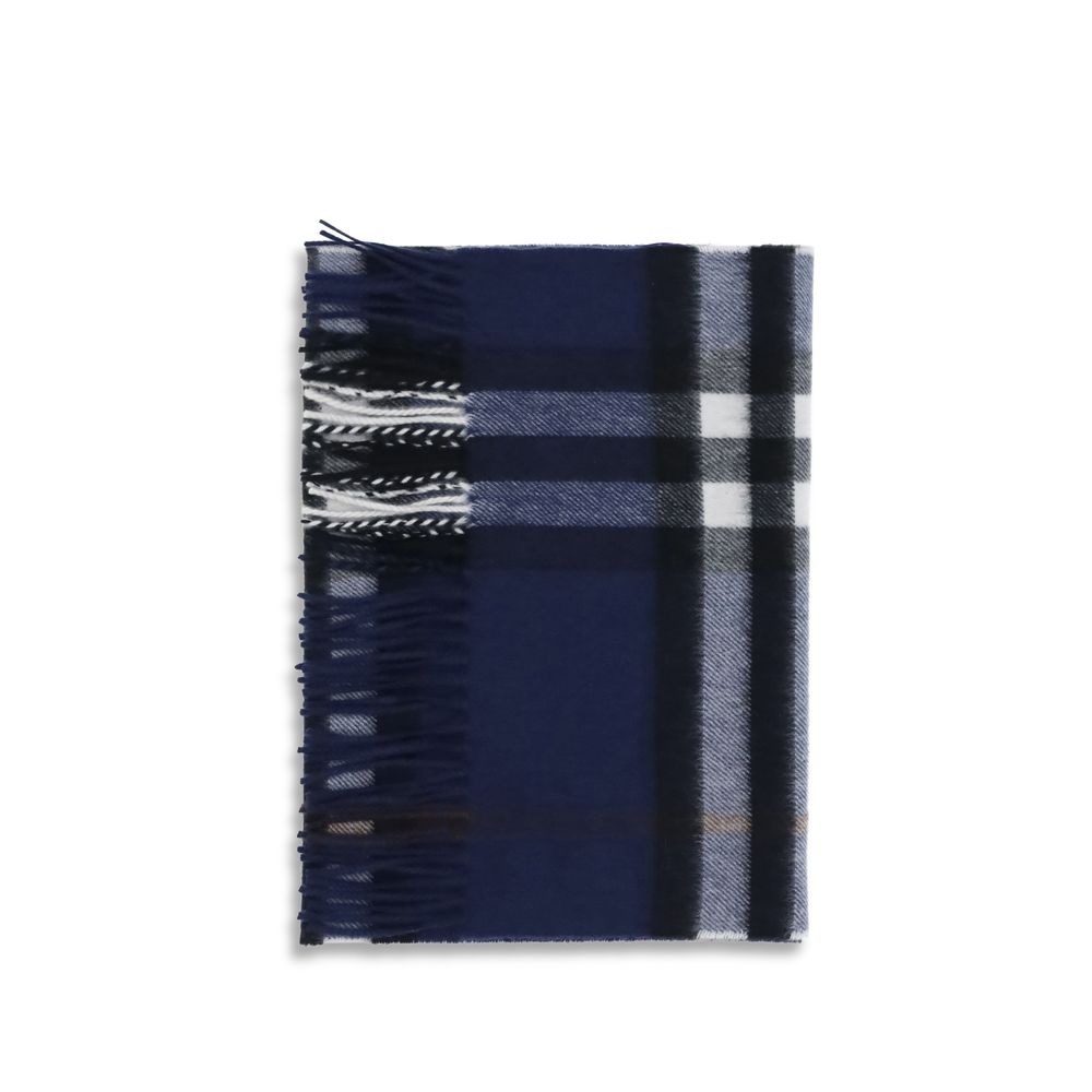 Burberry 100% Cashmere Scarf in Blue