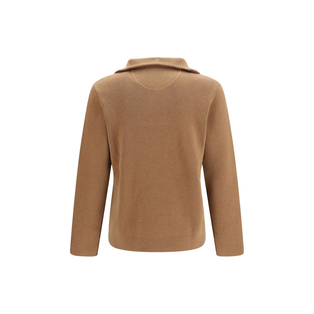 Valentino Garavani 100% Wool Sweater in Brown