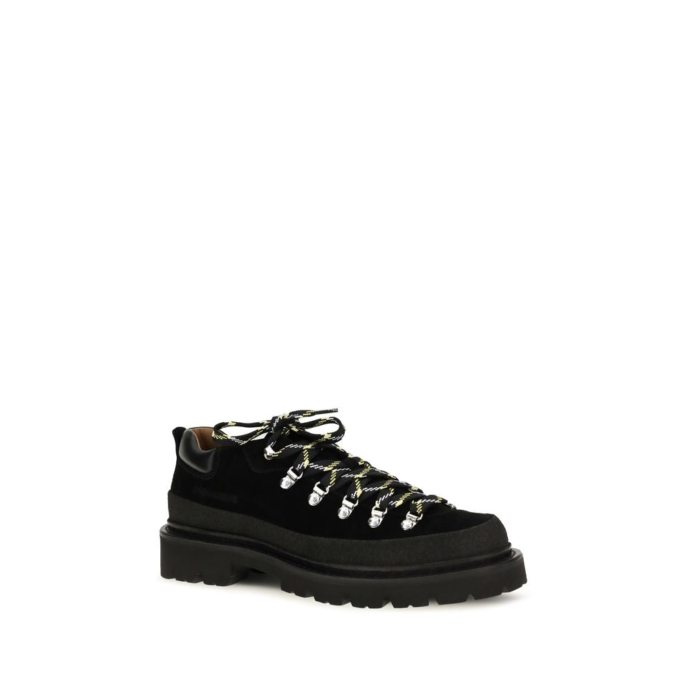 Dsquared² Δερμάτινα Sneakers από Δέρμα Μοσχαριού σε Μαύρο