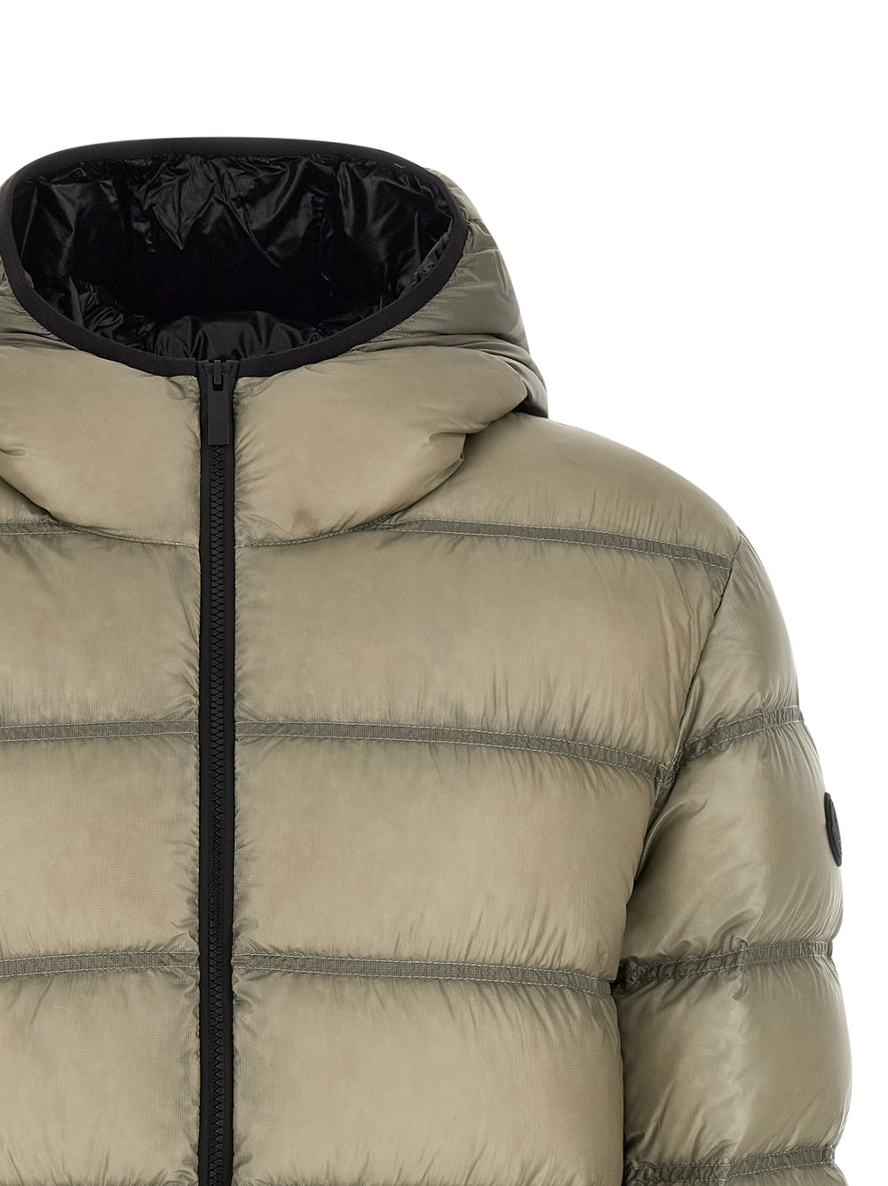 Moncler Polyamide Full-Length Jacket in Beige