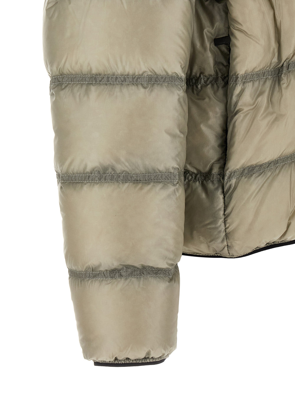 Moncler Polyamide Full-Length Jacket in Beige