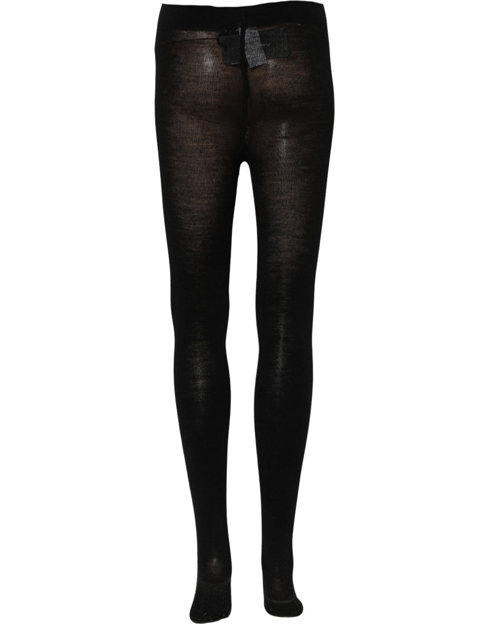 Black Wool Stretch Tights Stocking Accessory Socks