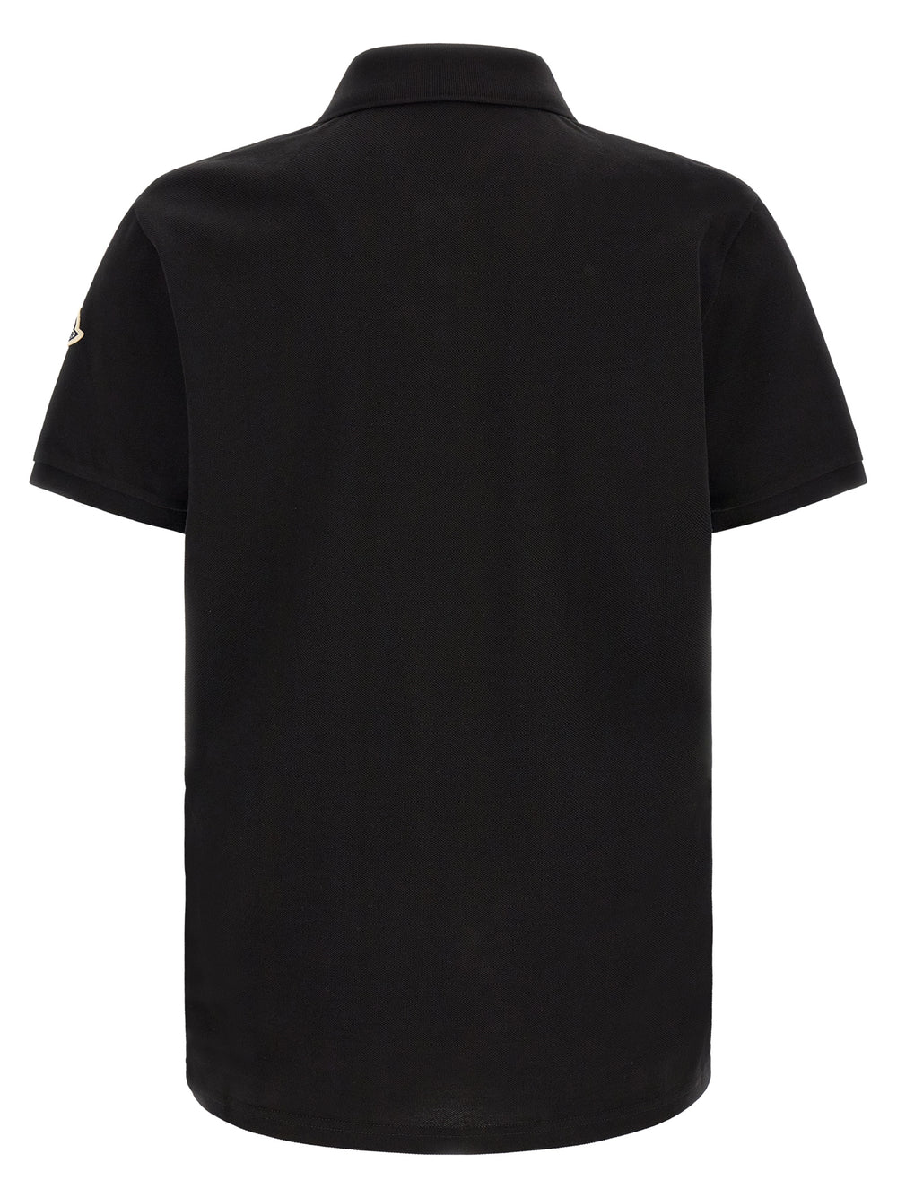 Moncler Cotton Polo Shirt in Black