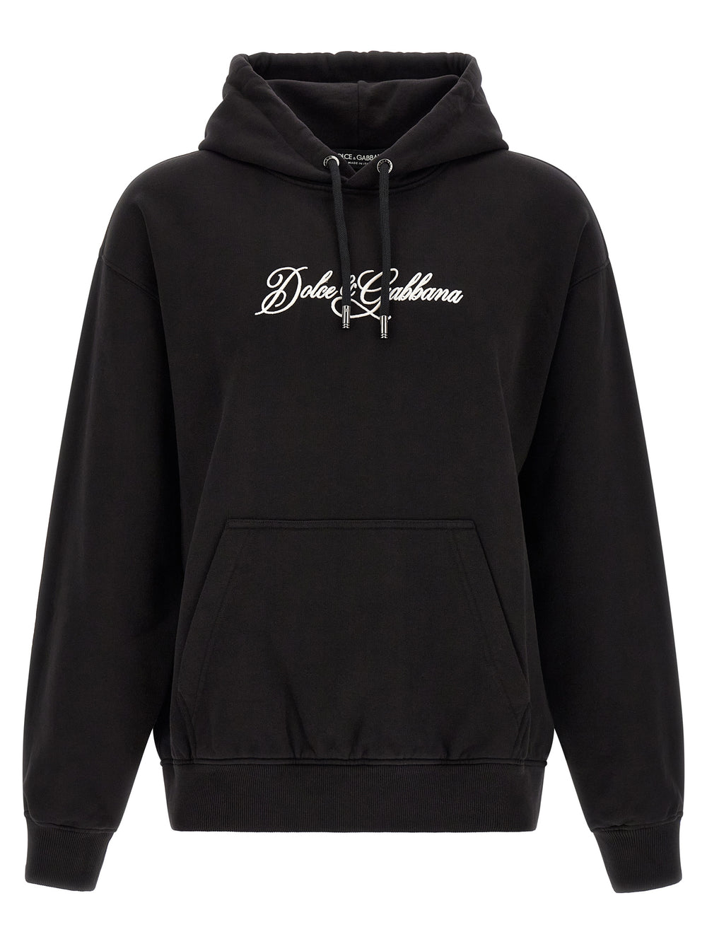 Dolce & Gabbana Φούτερ από 100% βαμβάκι σε Μαύρο