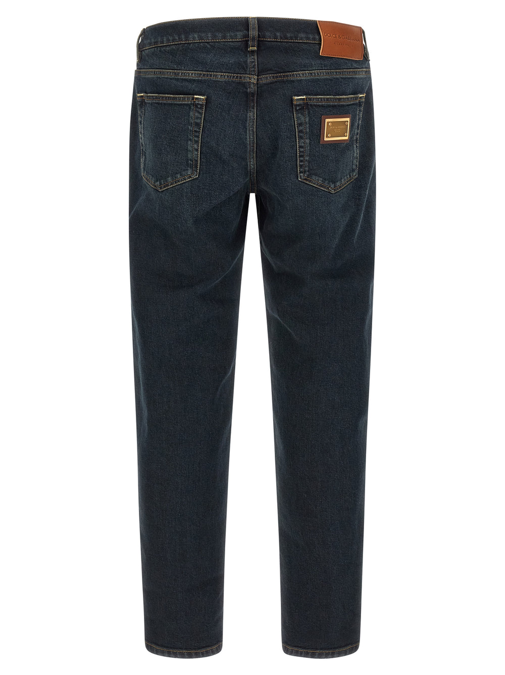 Dolce & Gabbana Cotton Skinny Jeans in Blue