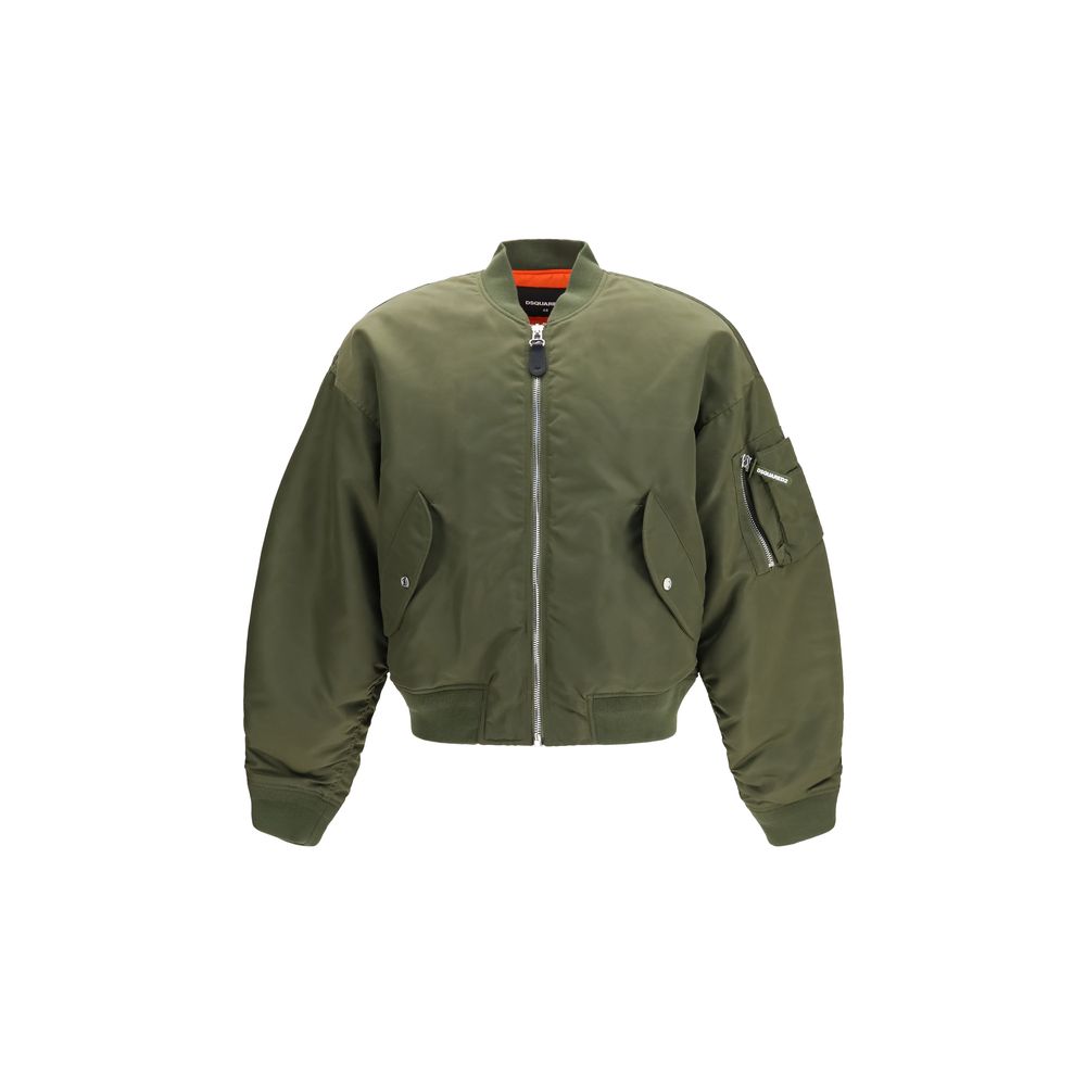 Dsquared² Bicolor Nylon Bomber Jacket