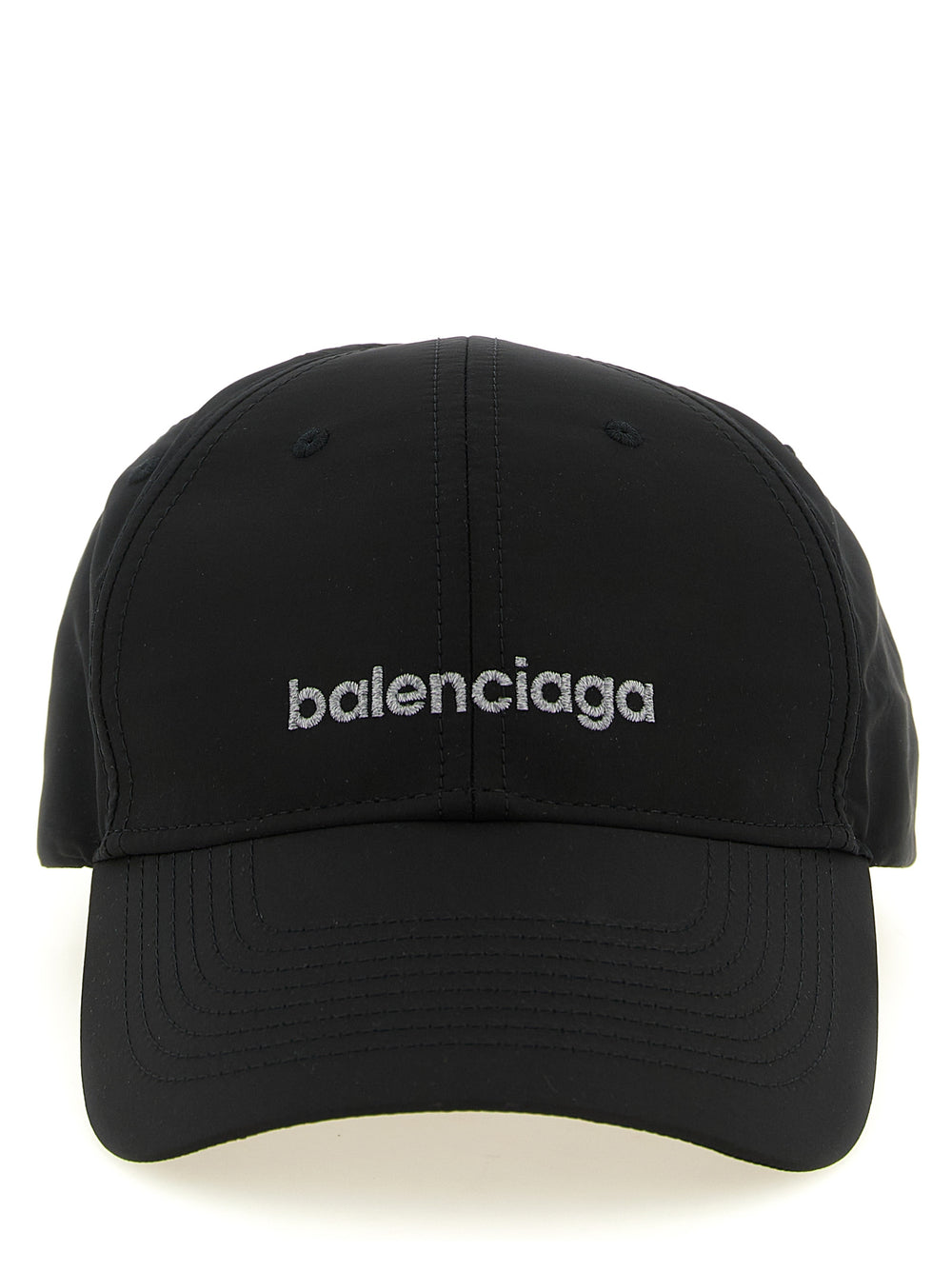 Balenciaga 100% Polyester Baseball Cap in Black