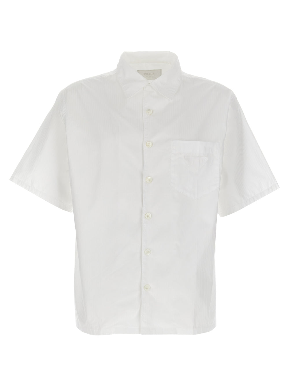 Prada Cotton Poplin Shirt in White