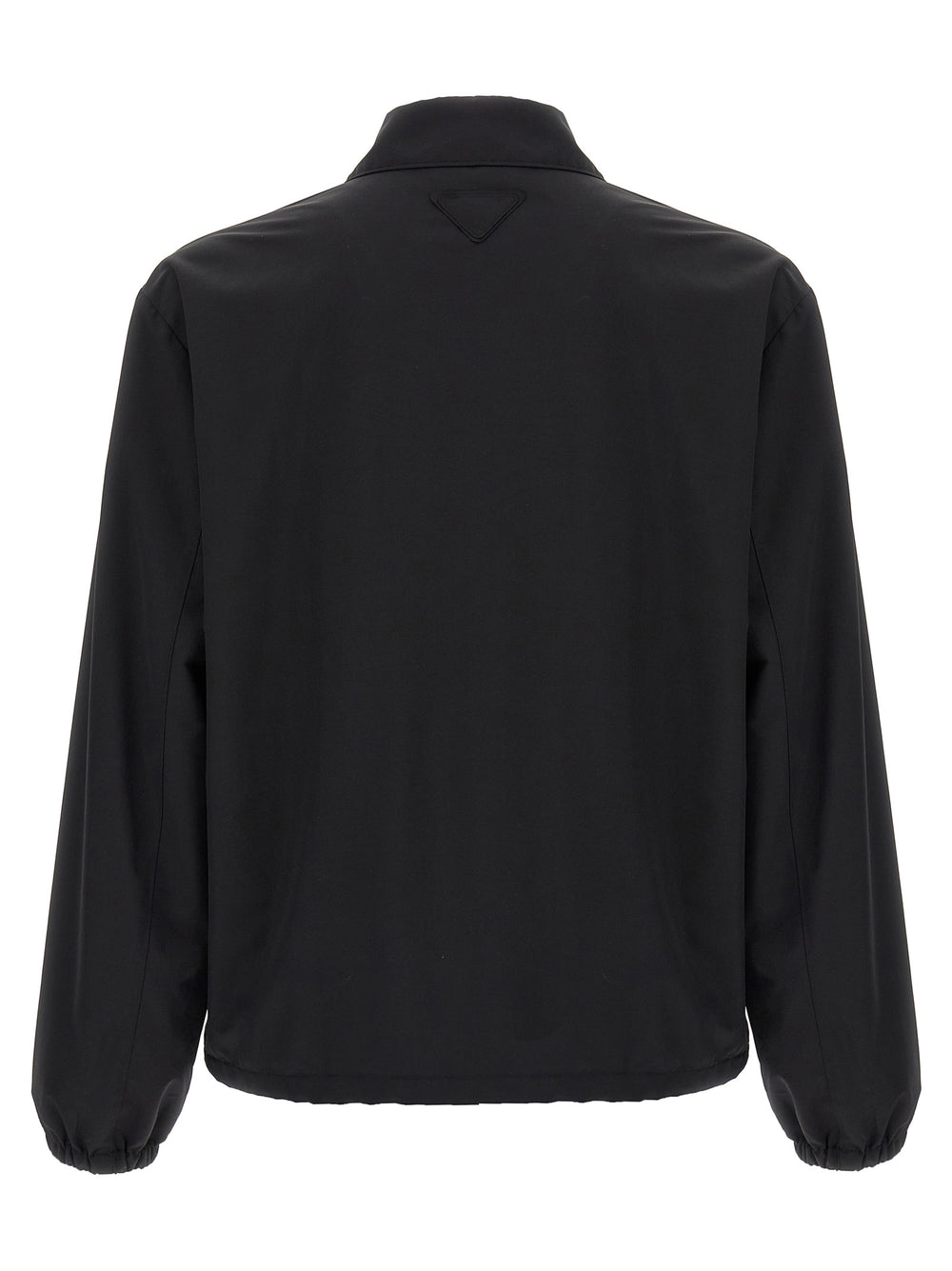 Black Virgin Wool Full-Length Jacket