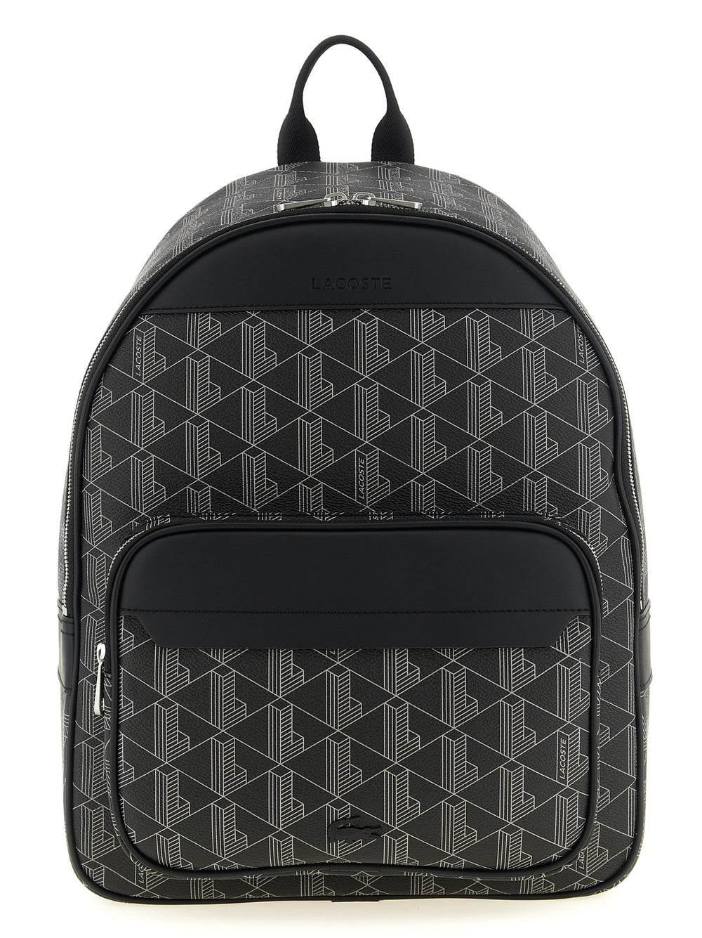 Lacoste Black PVC Backpack