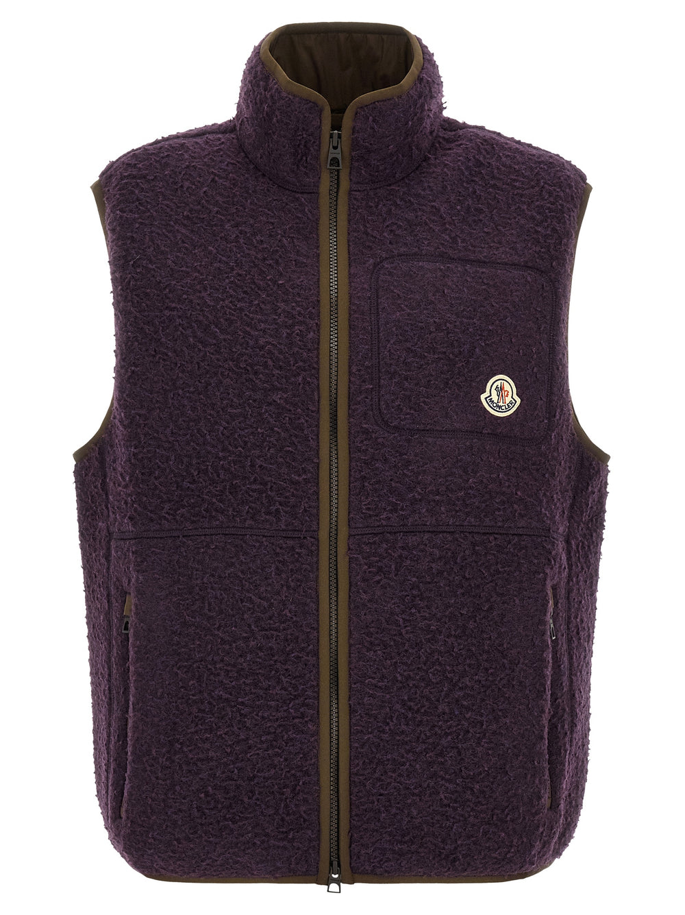 Moncler Sleeveless Jacket in Purple