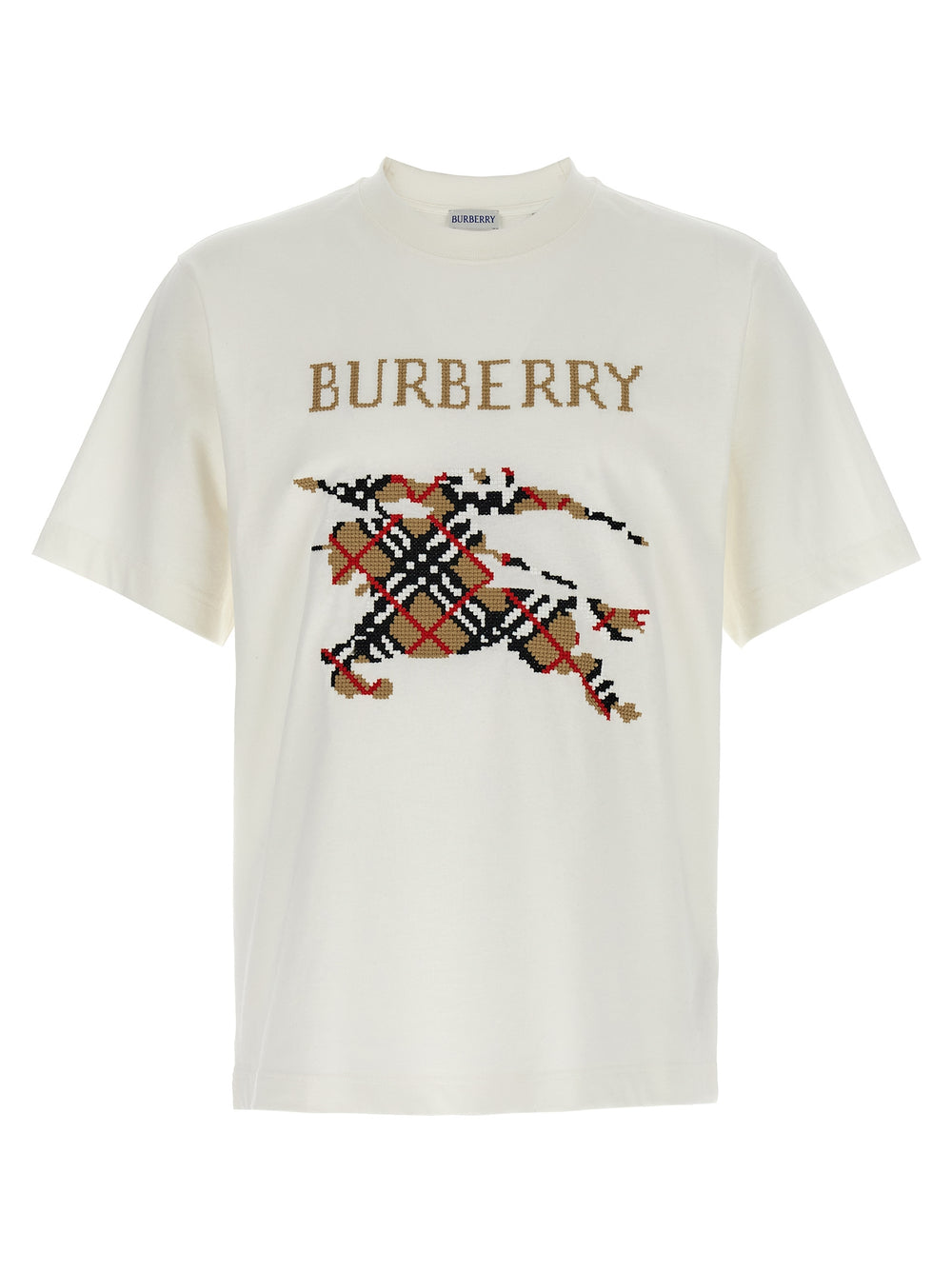 Burberry Cotton T-Shirt in White