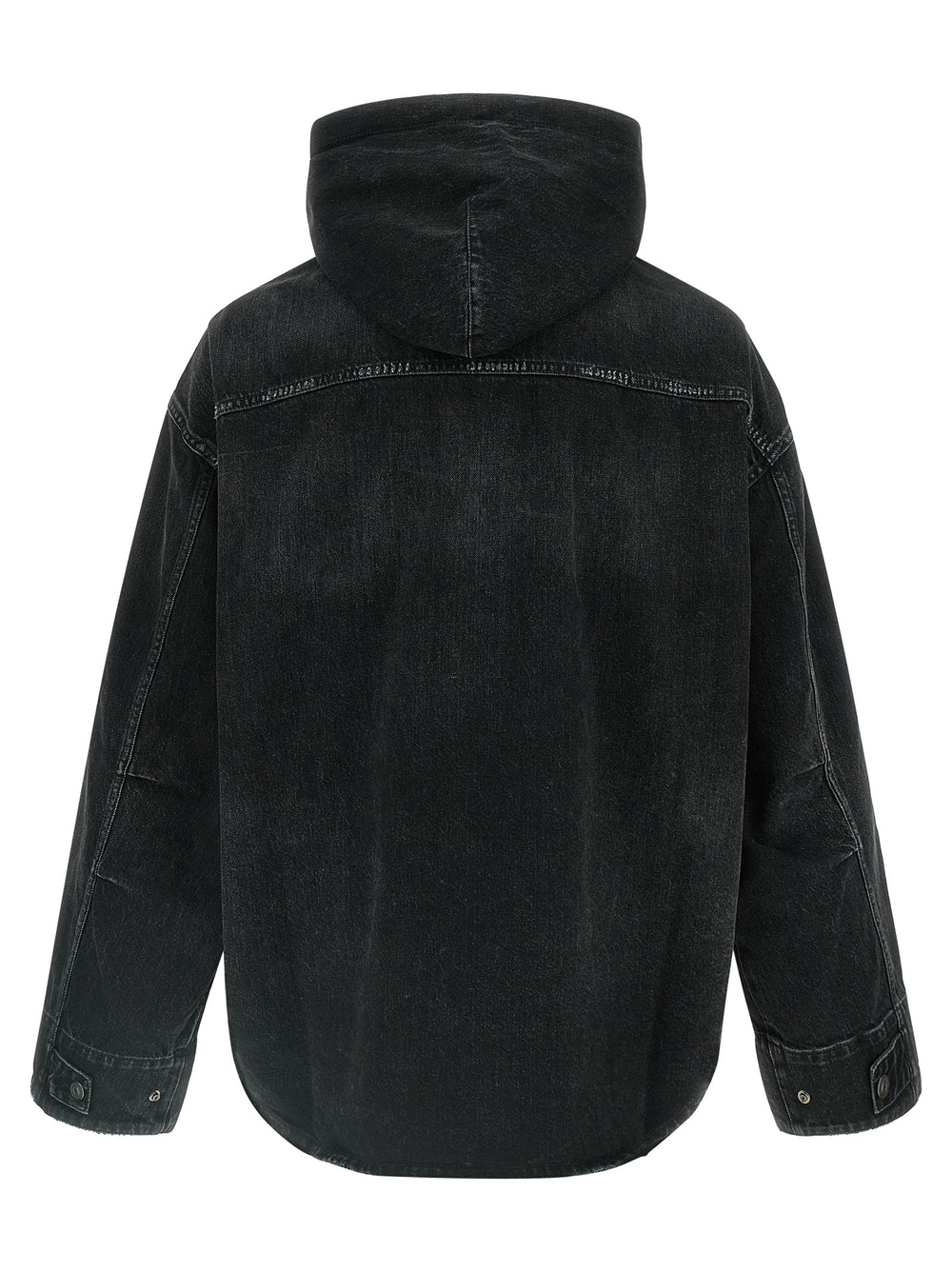 Balenciaga Βαμβακερό Τζιν Jacket σε Μαύρο