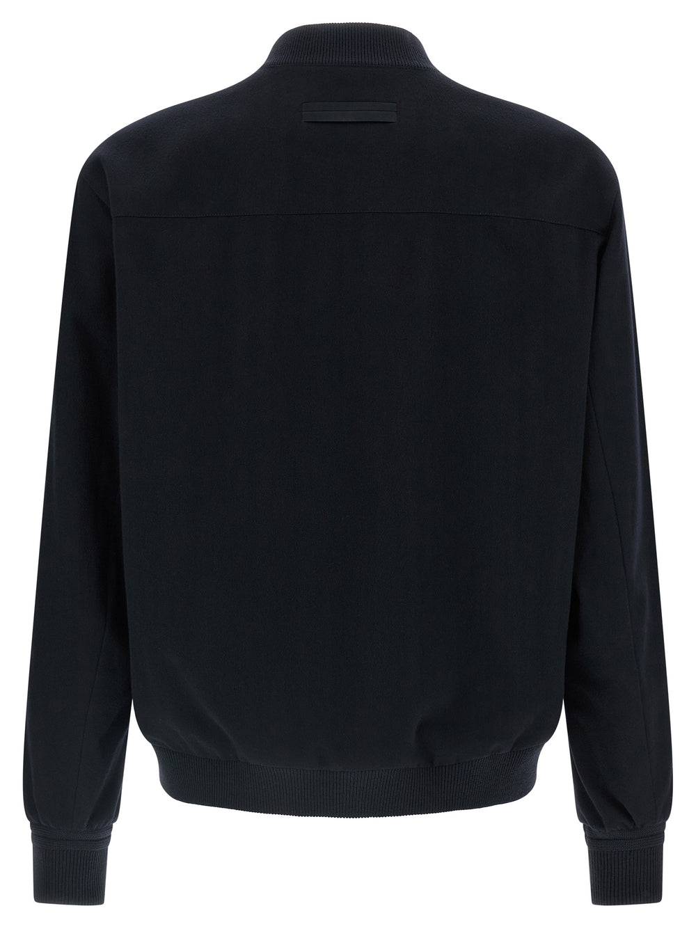 Zegna Cashmere Bomber Jacket in Blue