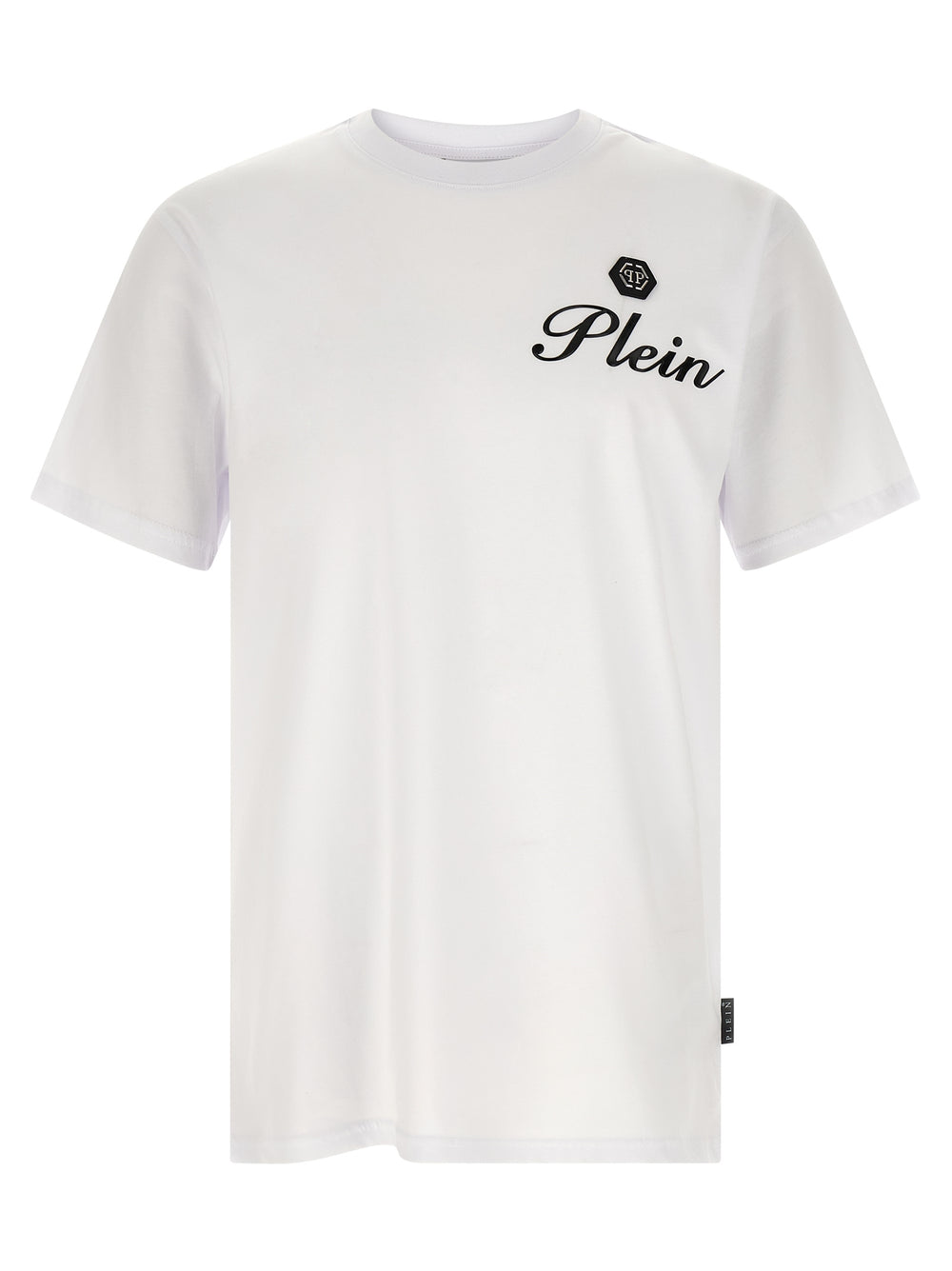 Philipp Plein Βαμβακερό T-Shirt σε Λευκό/Μαύρο