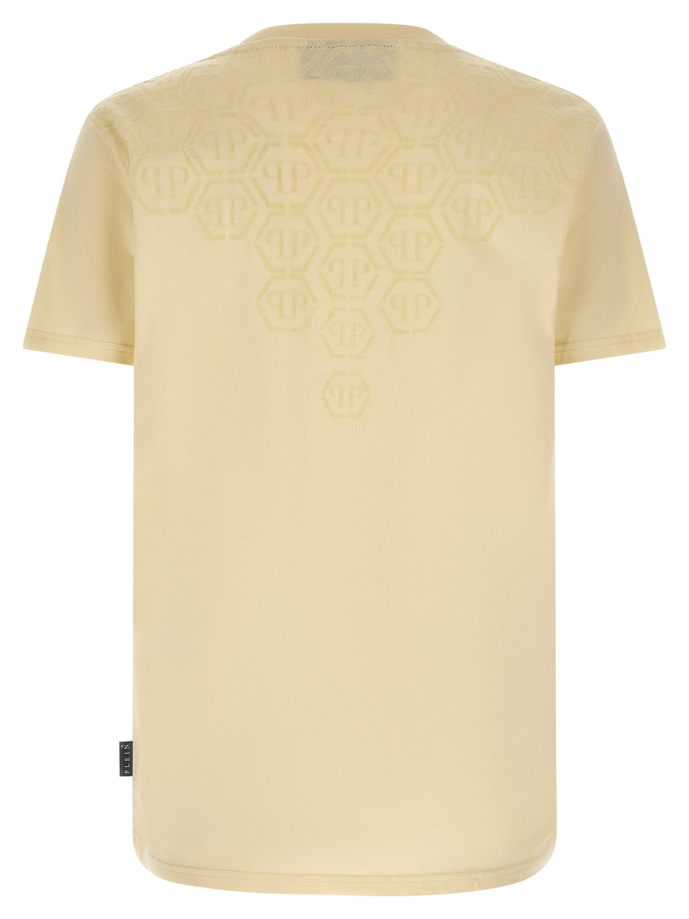 Philipp Plein 100% Cotton T-Shirt in Beige