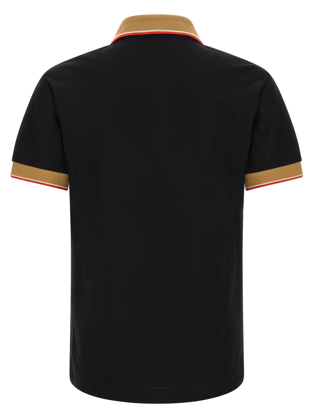 Burberry Cotton Polo Shirt in Black