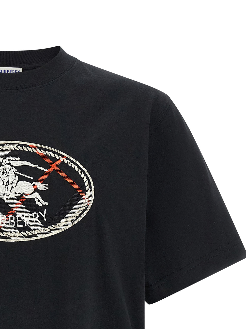 Burberry Βαμβακερό T-Shirt σε Μαύρο
