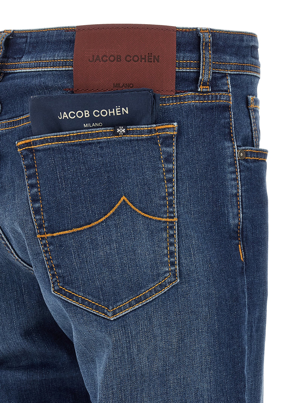 Jacob Cohen Cotton Straight-Leg Jeans in Blue
