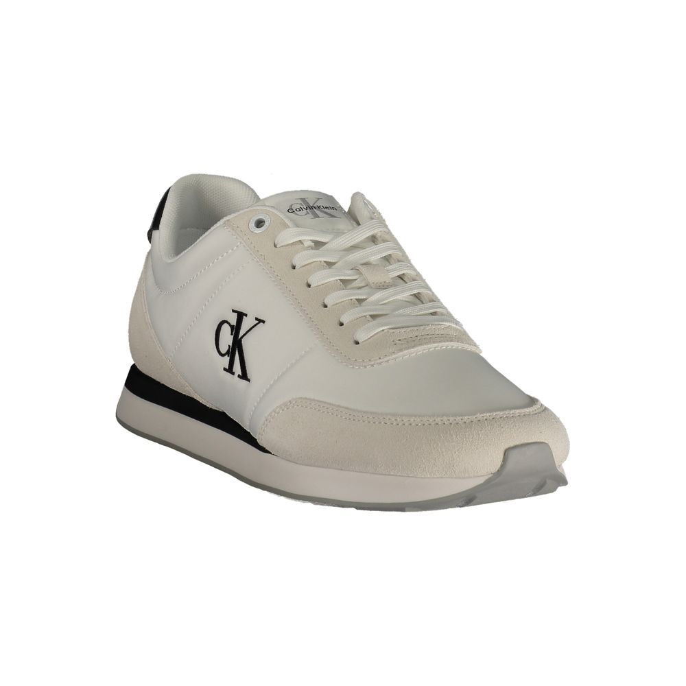 Calvin Klein Λευκά Αθλητικά Sneakers από Πολυεστέρα