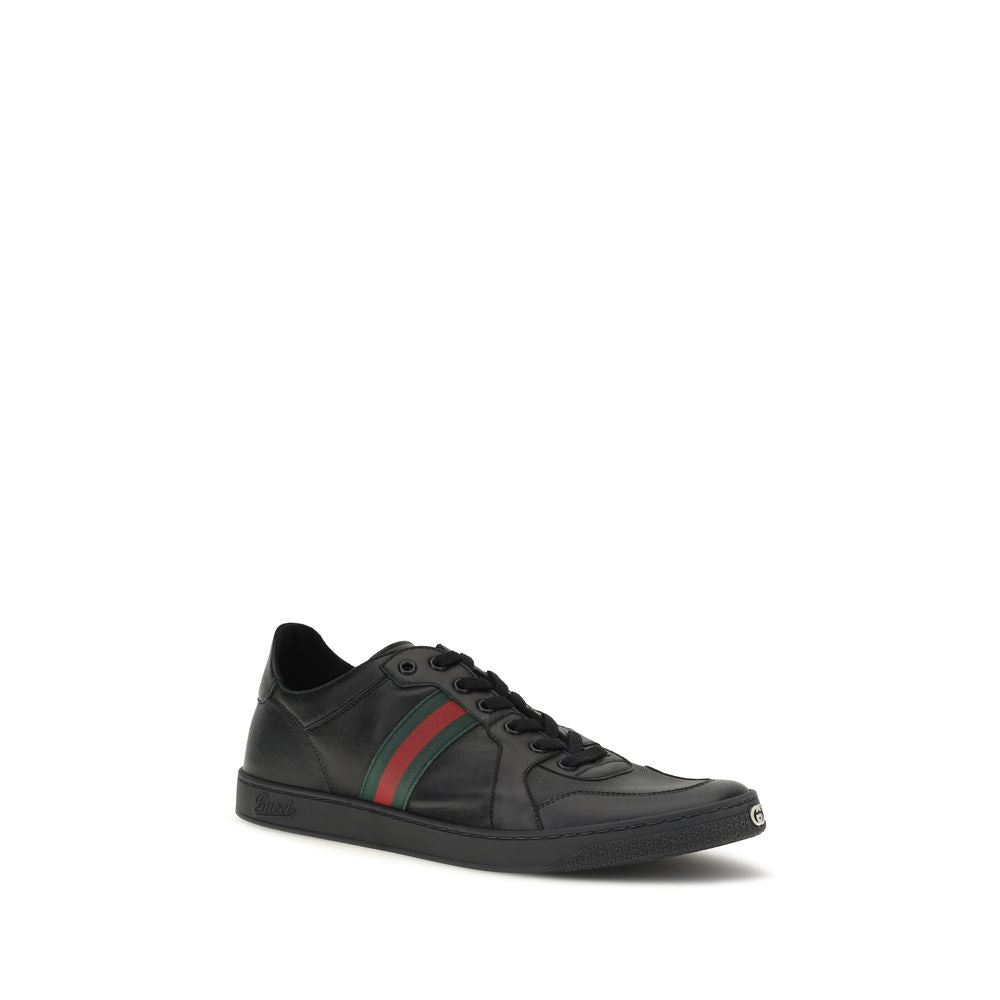 Gucci Δερμάτινα Sneakers σε Μαύρο