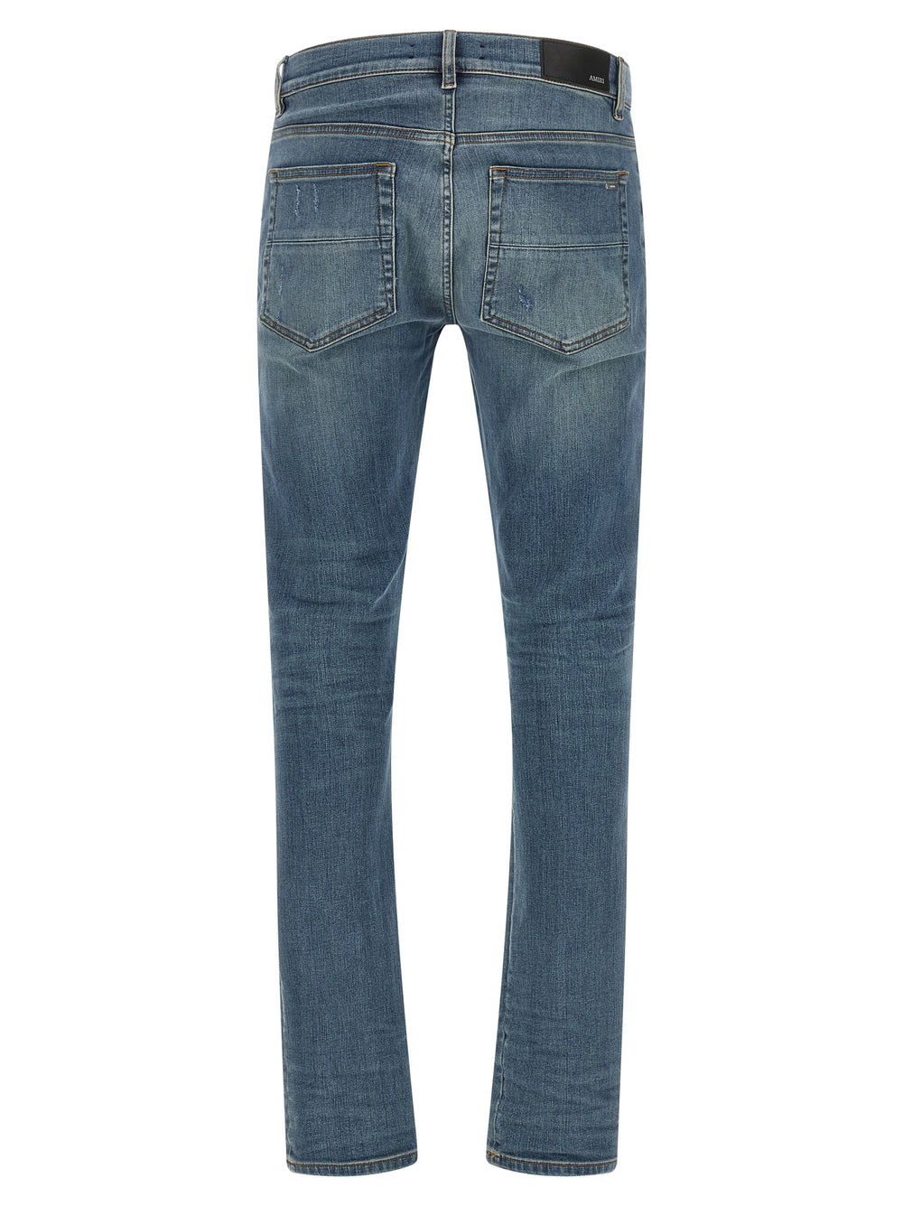 Amiri MX1 Cotton Skinny Jeans in Blue