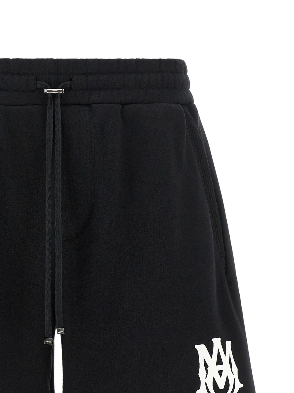 Amiri 100% Cotton Bermuda Shorts in Black