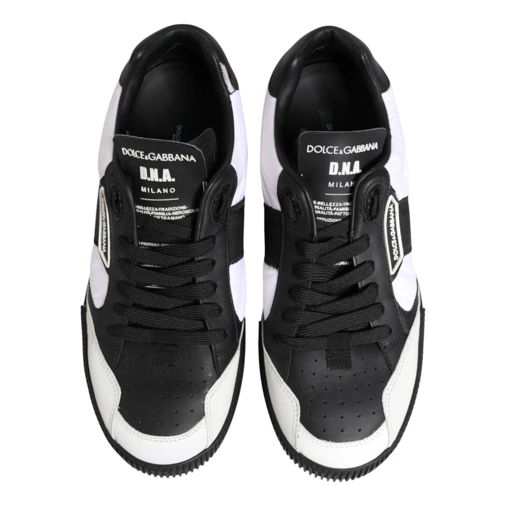 Black White MIAMI Low Top Men Sneakers Shoes