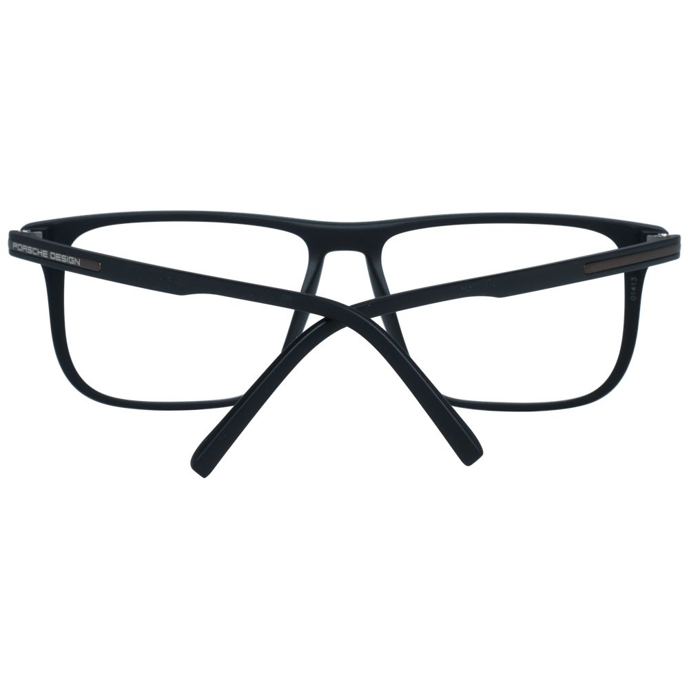 Porsche Design Τετράγωνα Πλαστικά Σκελετά Γυαλιών σε Μαύρο
