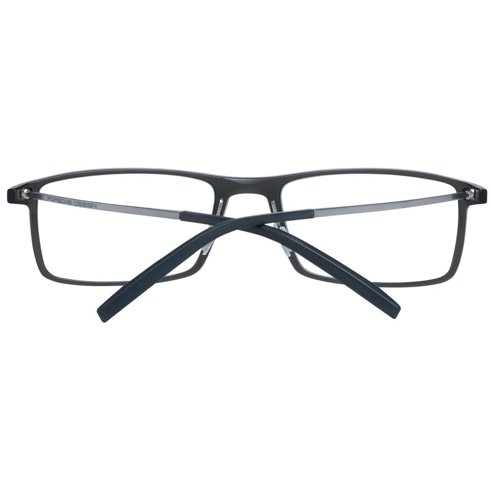 Porsche Design Ορθογώνια Γυαλιά Οράσεως από Μέταλλο και Πλαστικό σε Γκρι