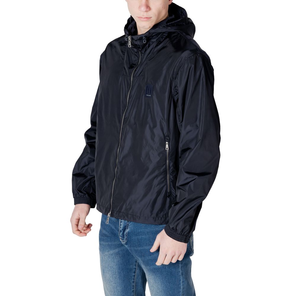 Armani Exchange Μπουφάν από 100% πολυαμίδιο σε Μπλε