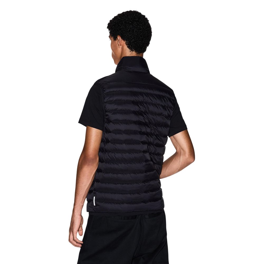 Armani Exchange Καπιτονέ Αμάνικο Μπουφάν σε Μαύρο